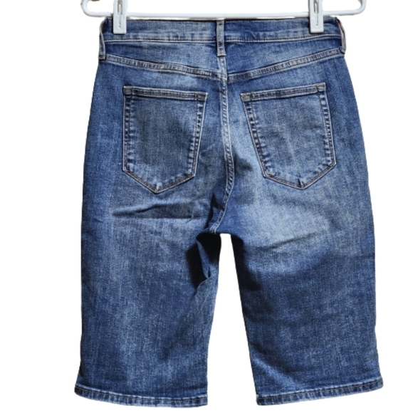 Banana republic bermuda denim short color blue size 26/2 - Picture 2 of 6